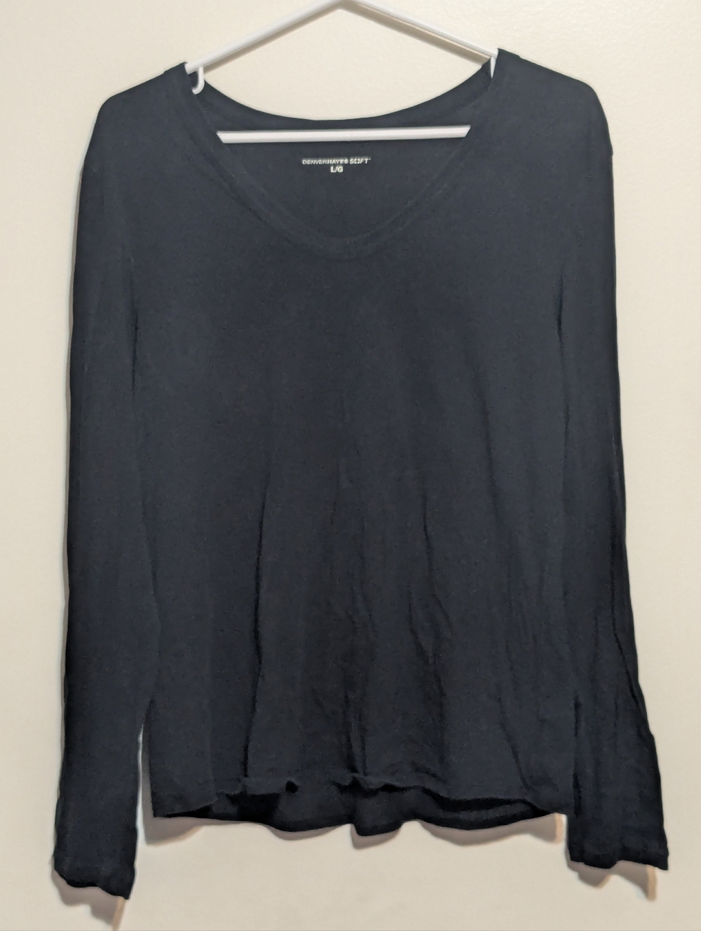 Denver Hayes SOFT Black Long Sleeve Tee - L